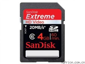 SanDisk Extreme HD Video SDHC (4G)