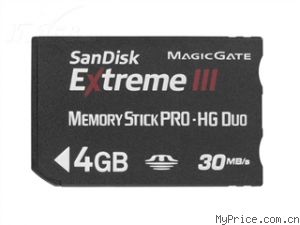 SanDisk Extreme III Memory Stick PRO-HG Duo(4G)