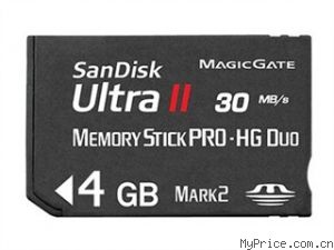 SanDisk Ultra II Memory Stick PRO-HG Duo(4G)