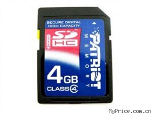 PATRiOT SDHC Class4(4GB)