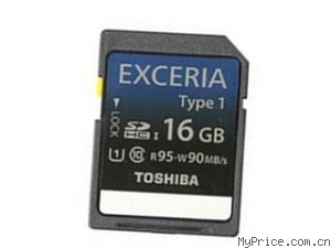 ֥ EXCERIA Type SDHC UHS-1 Class10(16GB)