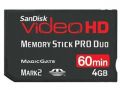 SanDisk Video HD Memory Stick PRO Duo (4G)