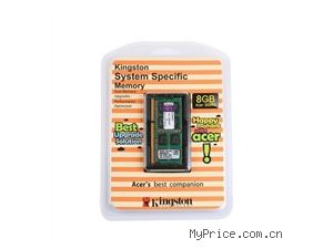 ʿ ʿ(Kingston)ϵͳָ DDR3 1600 8GB (ACER)ʼǱרڴ(KAC-MEMK/8G)