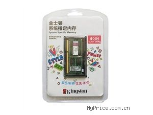 ʿ ʿ(Kingston)ϵͳָ DDR3 1600 4GB (SONY)ʼǱרڴ(M51264K110SFR)