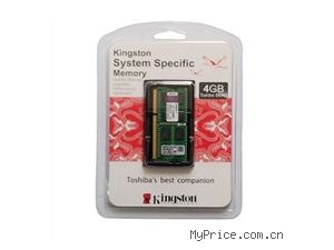 ʿ ʿ(Kingston)ϵͳָ DDR3 1600 4GB ֥(TOSHIBA)ʼǱרڴ(KTT-S3CS/4GFR)