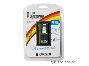 ʿ ʿ(Kingston)ϵͳָ DDR3 1600 8GB (HP)ʼǱרڴ(KTH-X3C/8G)