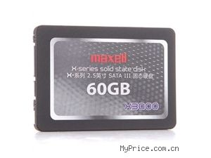  (maxell) X3000ϵ 60G 2.5Ӣ SATA-3̬Ӳ̣MX-SSD-X3000-60GB